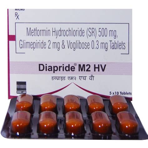 diapride m2 hv tablets.